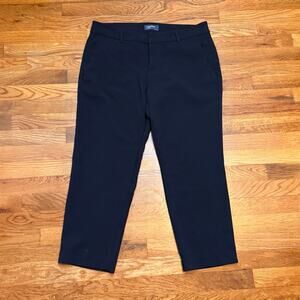 Old Navy Womens 12 Regular Blue Harper Mid Rise Slacks Work Pants Corporatecore